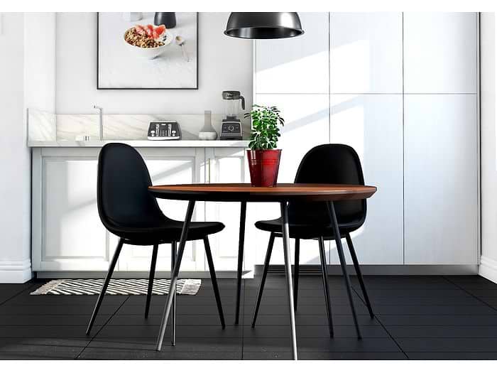 Dorel Calvin Upholstered Dining Chair (Set of 2)