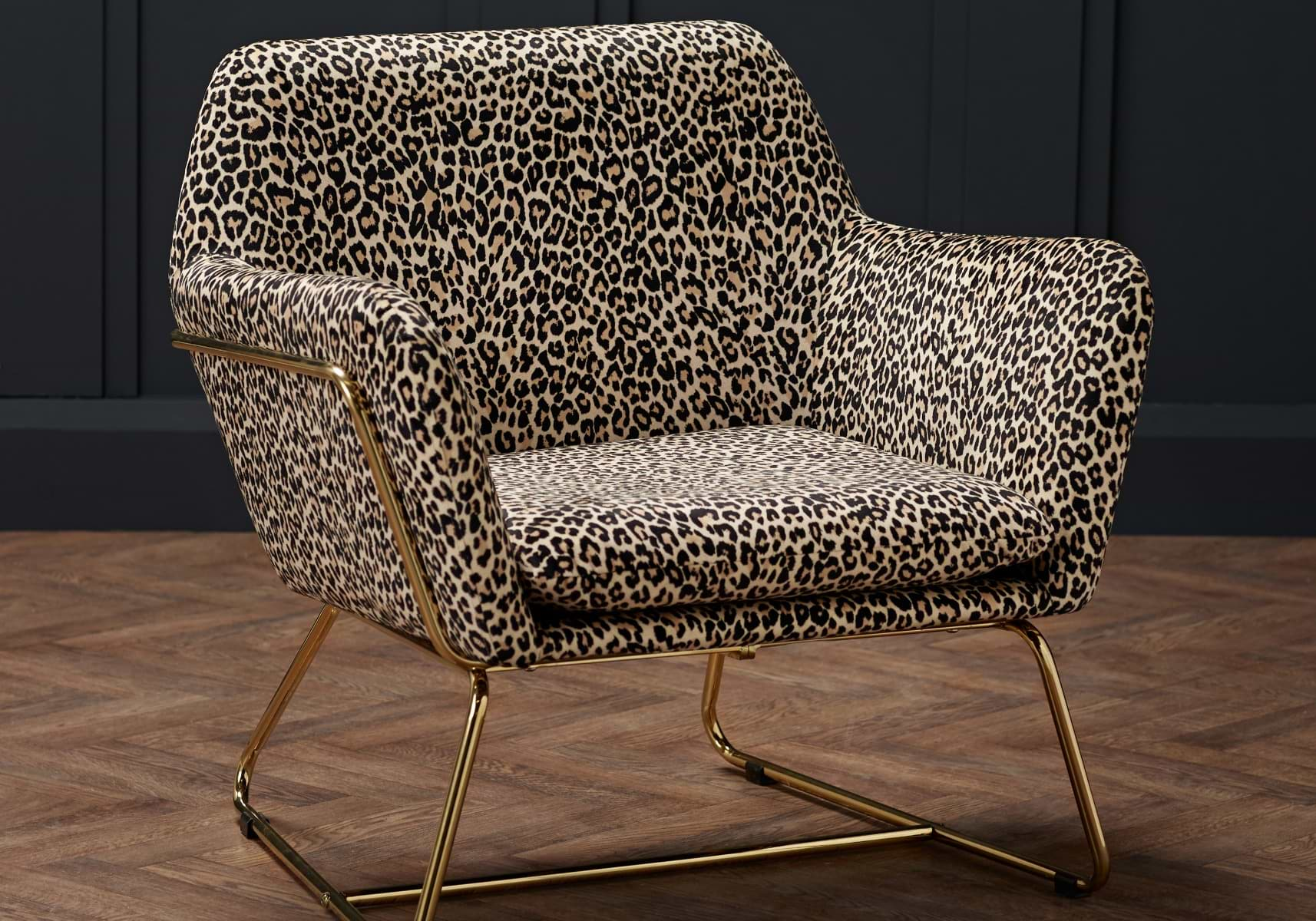 leopard print chair