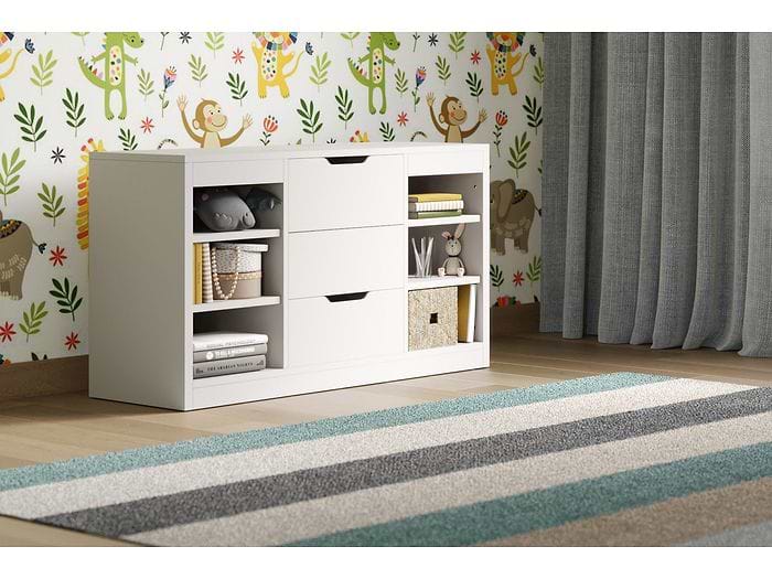 Flair Charlie Drawer Unit White
