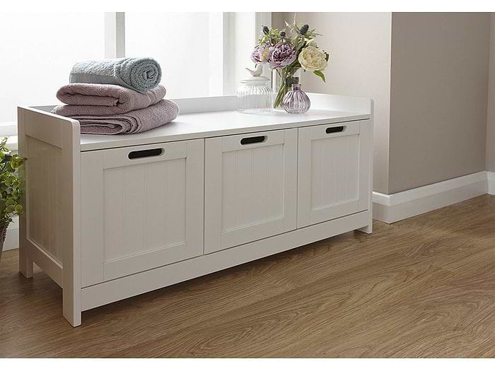 GFW Colonial 3 Door Storage Bench
