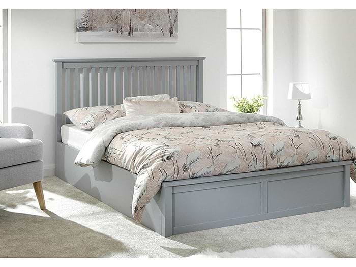 Como Ottoman Bed Frame - Grey
