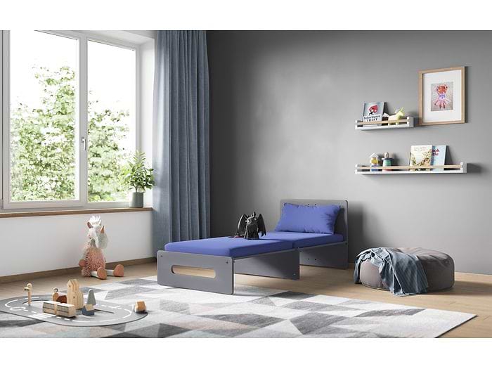 Flair Cosmic Pull Out Futon Grey