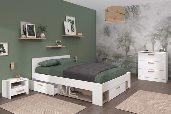 Parisot Dream Double Storage Bed Frame
