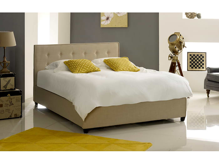 Artisan Fabric Button Bed Frame
