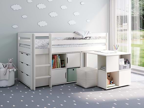 noomi nora midsleeper set white