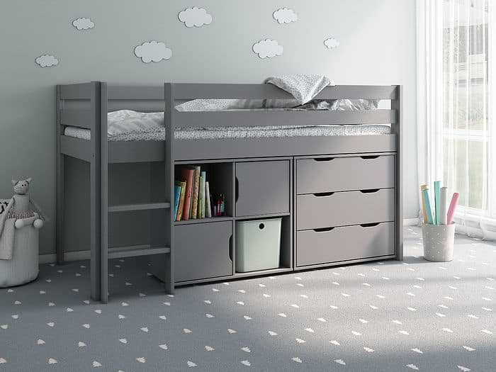 Noomi nora storage cabin grey wood
