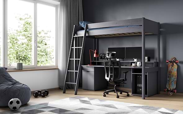 Noomi Tera Solid Wood Gaming Highsleeper (FSC-Certified)
