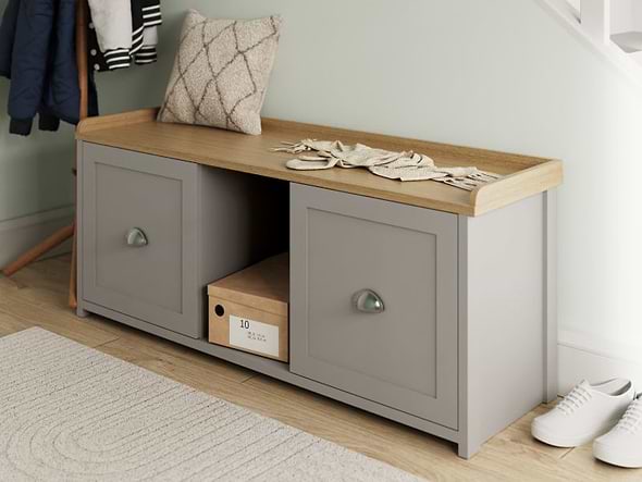 GFW Lancaster 2 Door Shoe Bench