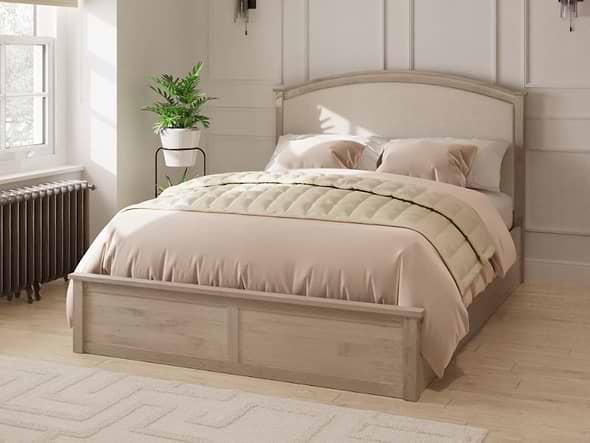 GFW Madrid Ottoman Bed with Fabric Headboard