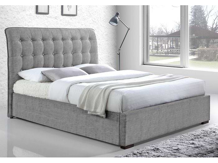 Hamilton Fabric Bed Frame Light Grey