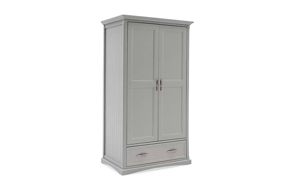 Vida Living Turner Wardrobe - 2 Door - Grey