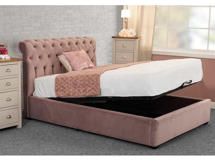 Sweet Dreams Isla Fabric Ottoman Bed Frame
