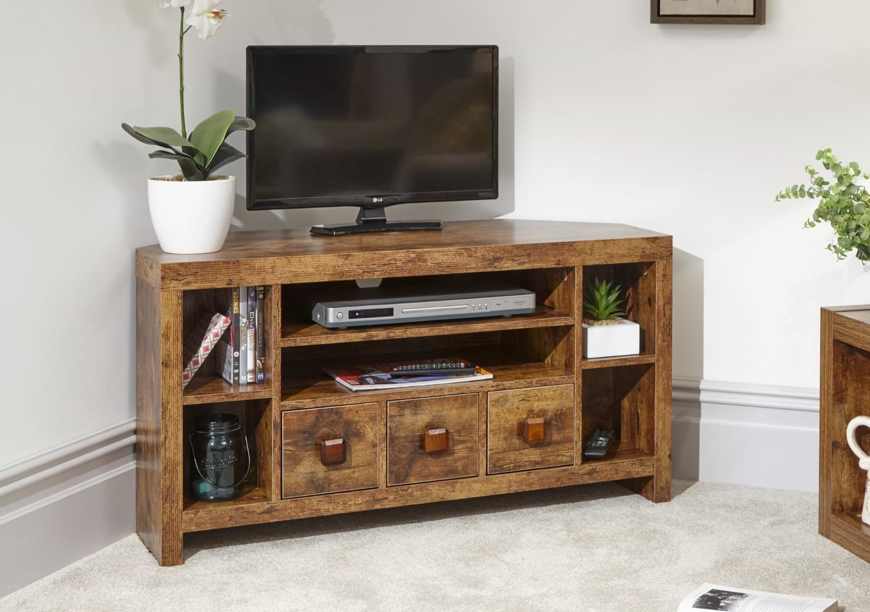 GFW Jakarta Corner TV Unit | Bed Kingdom