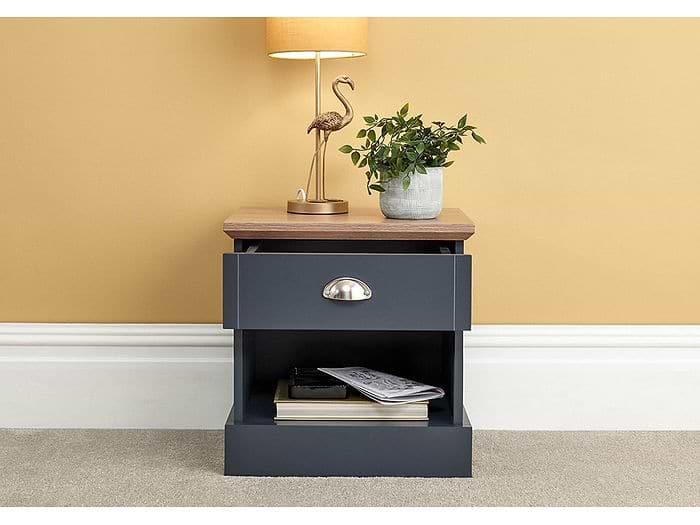 GFW Kendal 1 Drawer Bedside Table
