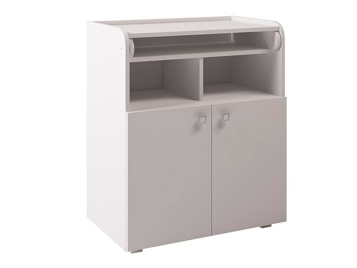 Kidsaw Kudl Kids Changing Board Cupboard with Storage 1270 - White