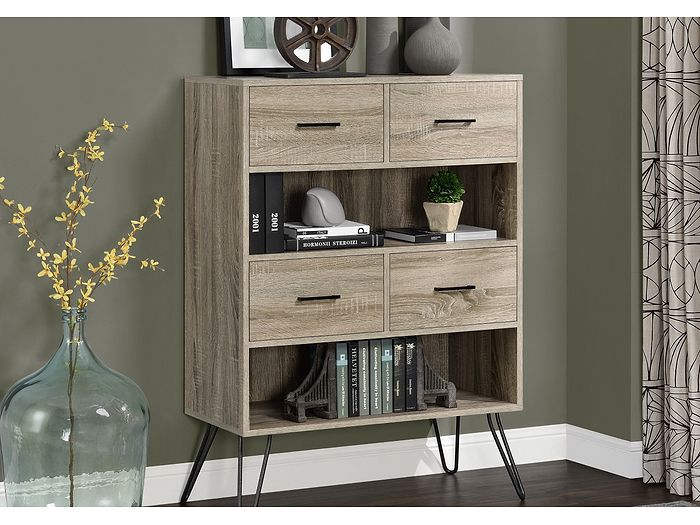 Dorel Landon Retro Bookcase