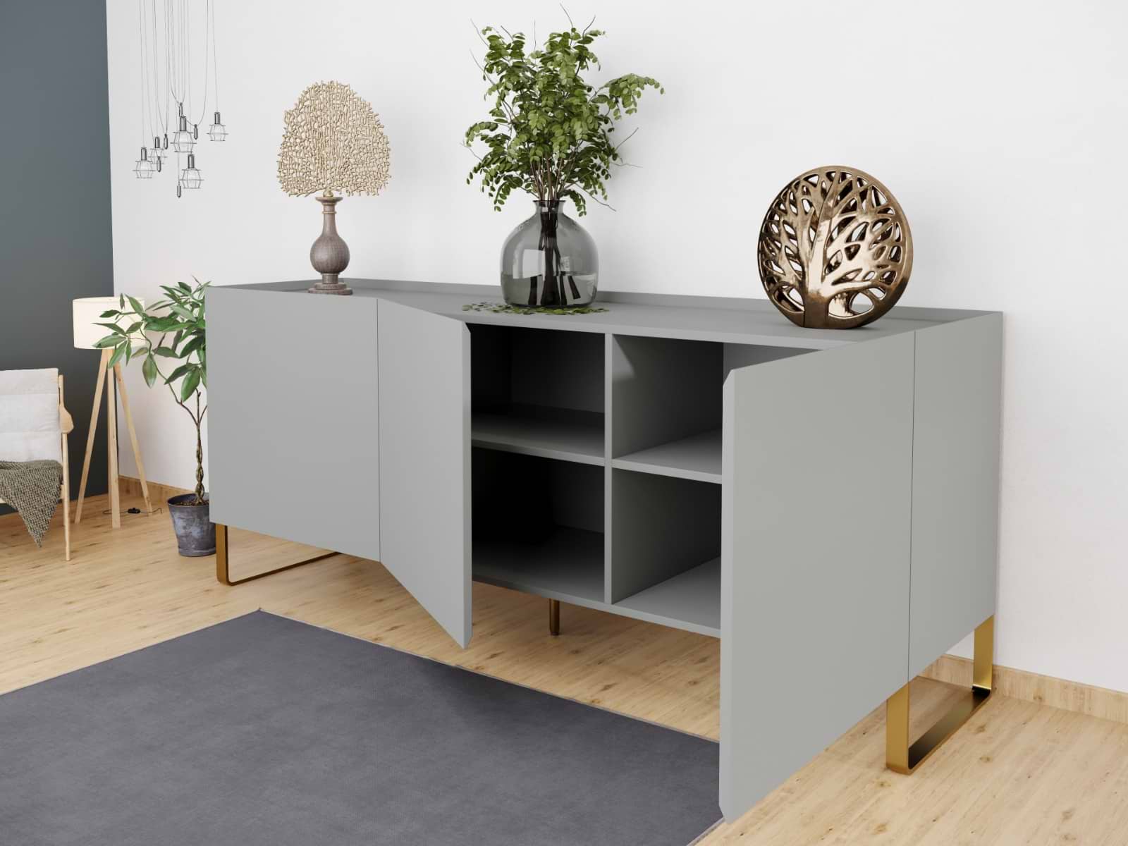Grey sideboard