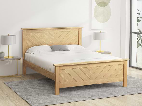Limelight Kenji Oak Bed