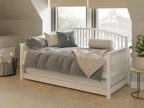 GFW Madrid Wooden Day Bed with Optional Trundle