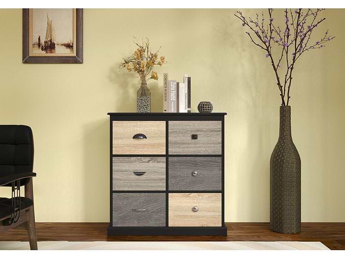 Dorel Mercer 6 Door Storage Cabinet