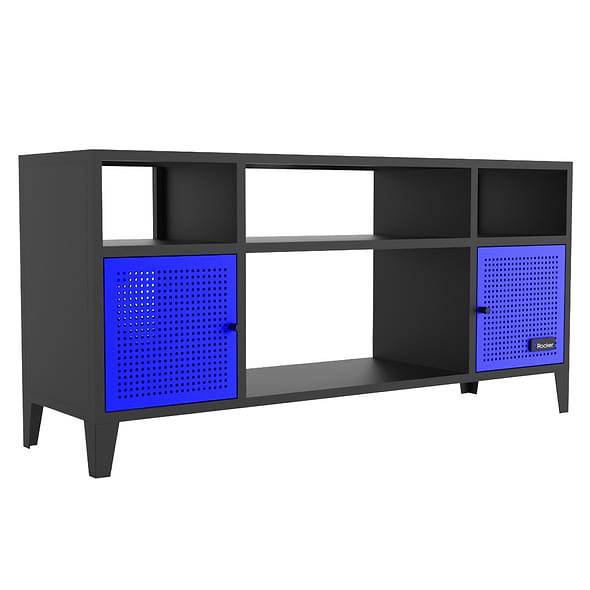 X Rocker Mesh-Tek Media TV Storage Unit - Blue
