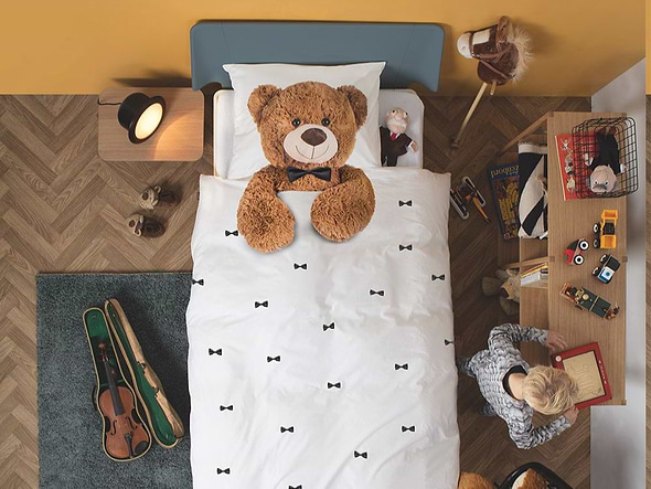 Snurk Childrens Teddy Bear Duvet Bedding Set