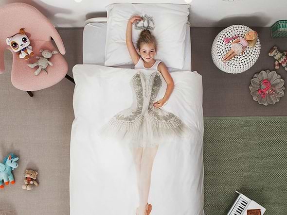 Snurk Childrens Ballerina Duvet Bedding Set