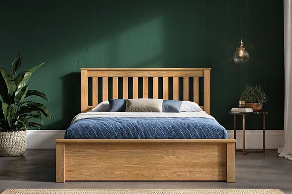 Emporia Beds Monaco Solid Oak Ottoman