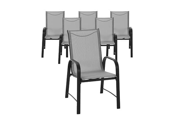 Cosco Paloma Patio Dining Chairs 6 Pack