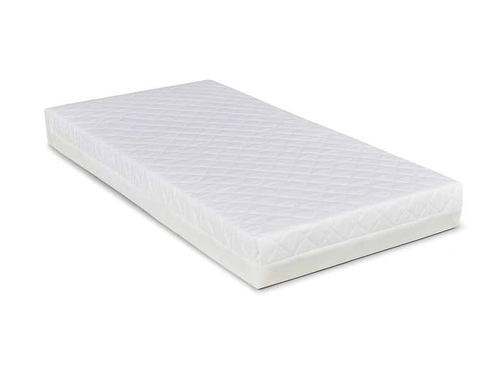 Ickle Bubba Premium Sprung Cot Mattress 100 x 50cm core made up of 52 high tensile springs encased in supportive dent resistant nursery grade foam Removable washable cover Hypoallergenic