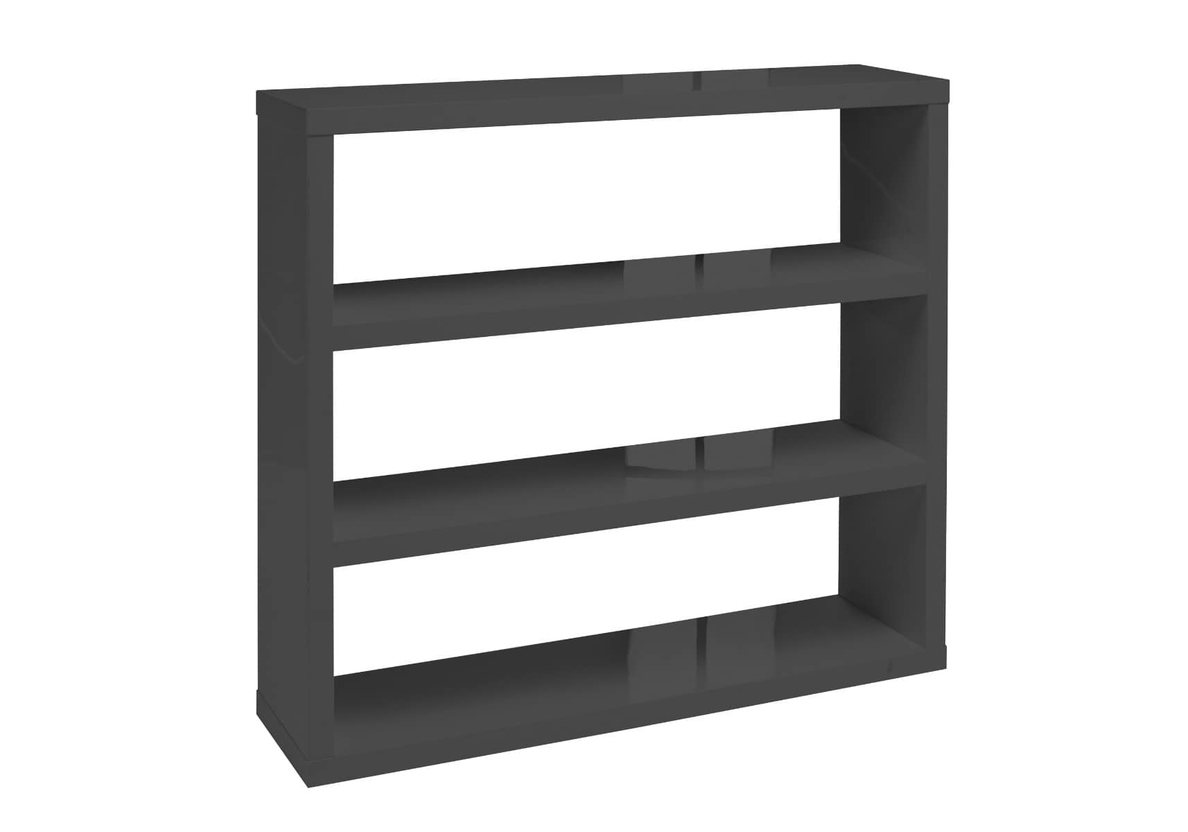 black bookcase