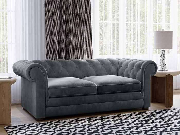 Flair Ralph 2 Seater Velvet Sofa Bed