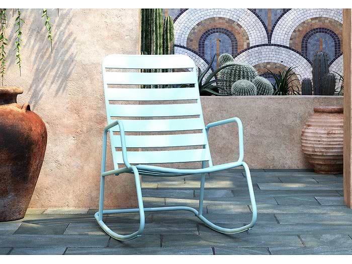 Novogratz Roberta Metal Rocking Chair