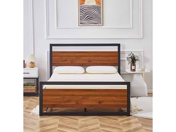 Flair Novak Metal Lattice Bed Frame