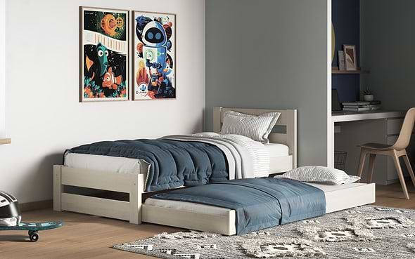 Noomi Tera Solid Wood Guest Day Bed (FSC Certified)
