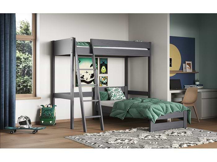 Noomi Tera High Sleeper With Single L Shaped Bed (FSC-Certified)
