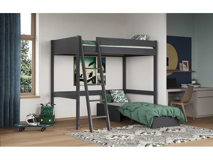 Noomi Tera Solid Wood Highsleeper With Futon (FSC Certified)
