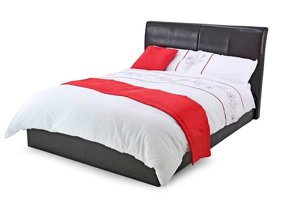 Metal Beds Texas Faux Leather Ottoman
