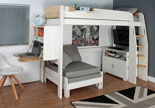 Kids Avenue Urban Birch 2 High Sleeper
