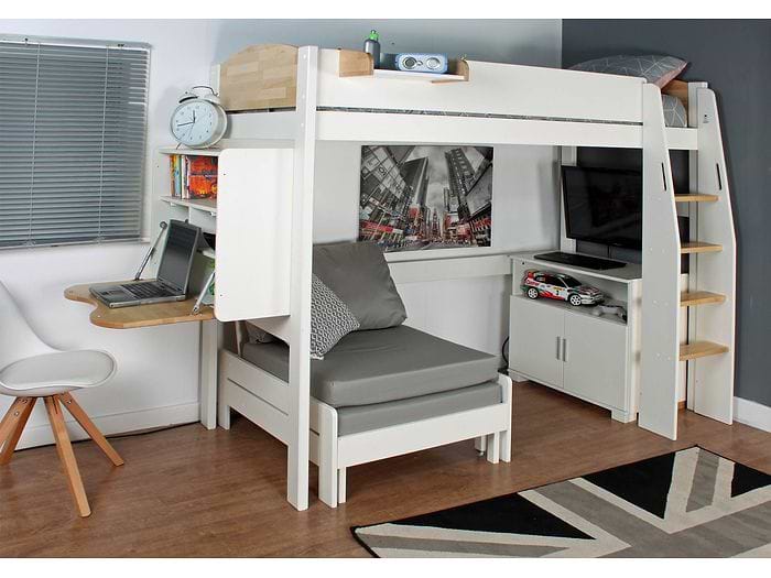 Kids Avenue Urban Birch 2 High Sleeper
