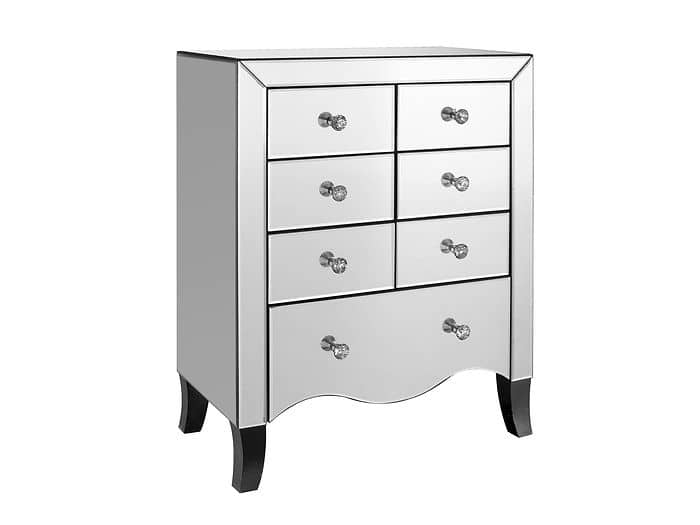 LPD Valentina Mirrored 7 Drawer Chest
LPD Valentina Mirrored 7 Drawer Chest