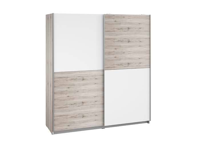 Flair Freddie Sliding Wardrobe Sand Oak/White