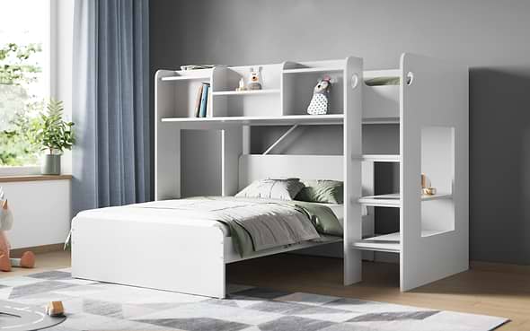 Flair Wizard L Shaped Triple Bunk Bed