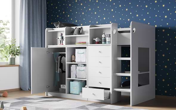 Flair Wizard Junior High Sleeper Storage Station
