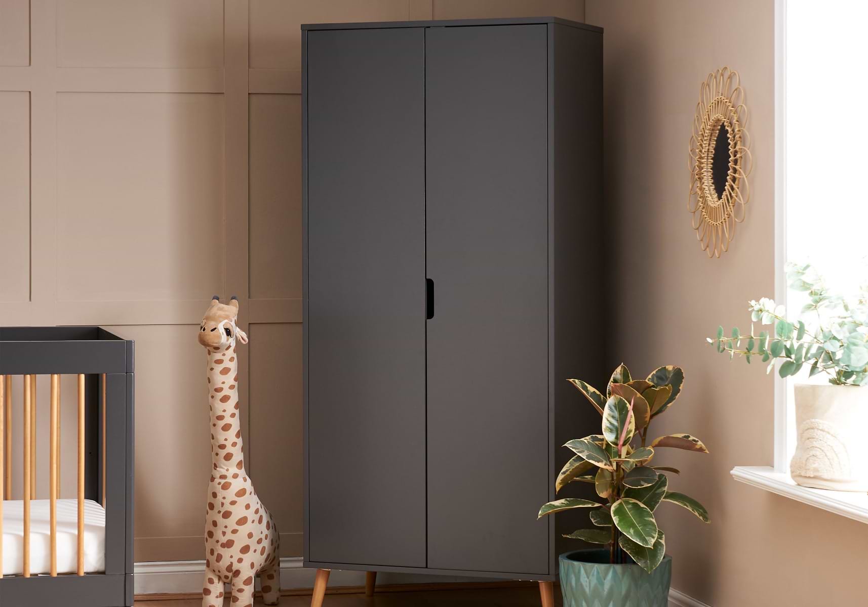 grey kids wardrobe