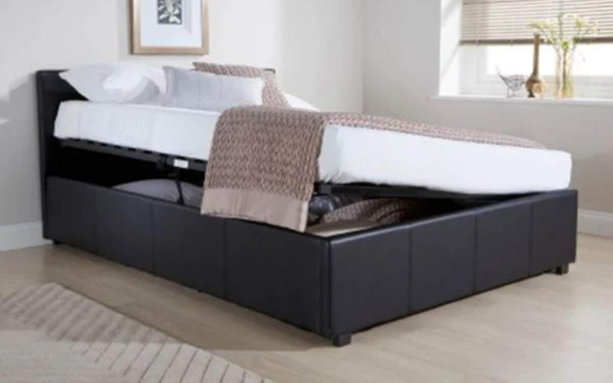 side lift ottoman bed