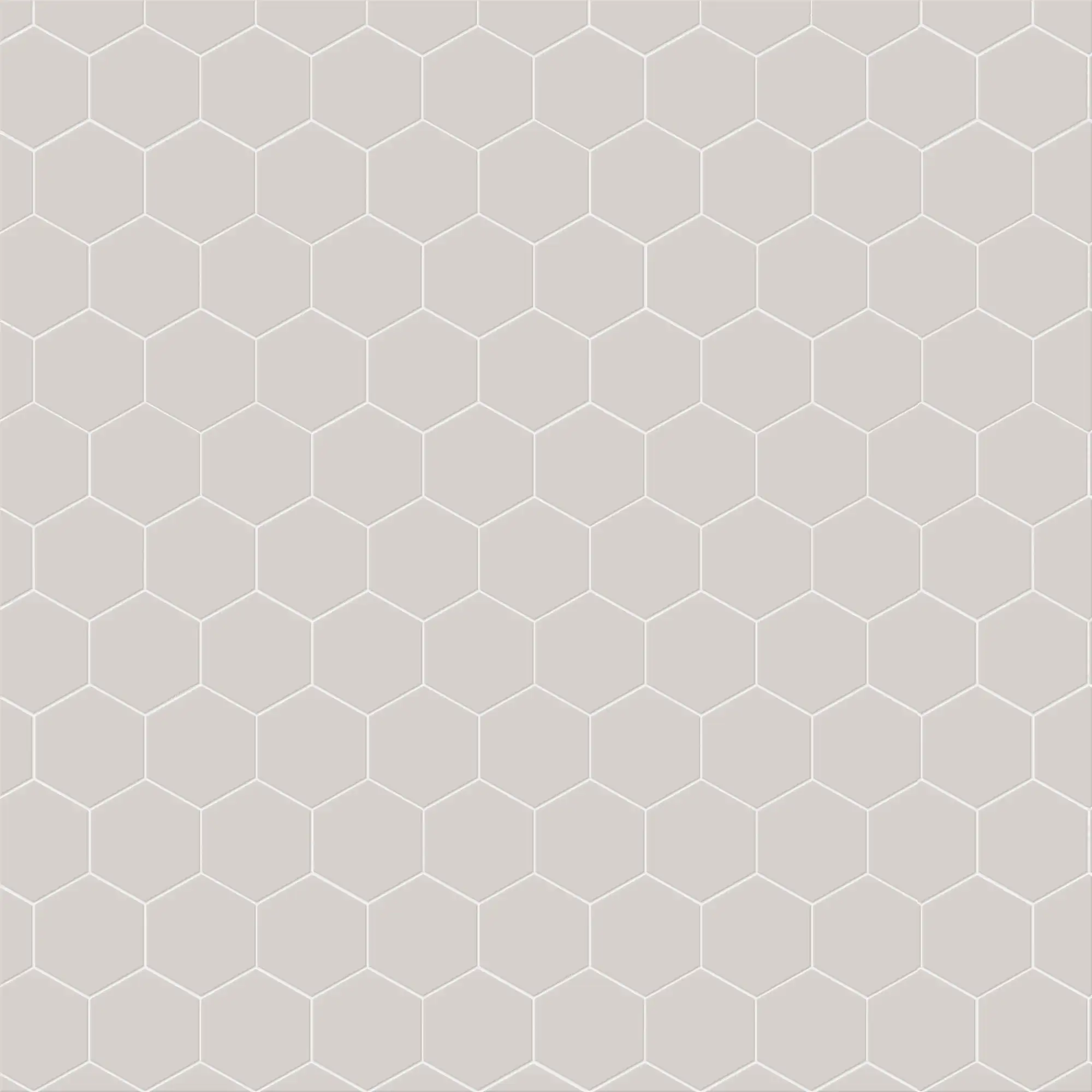Beige Hexagon 3x3 Matte