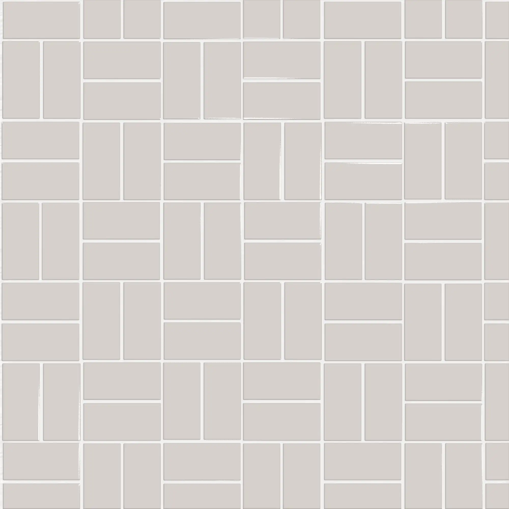 Beige Crosshatch 2x4 Matte