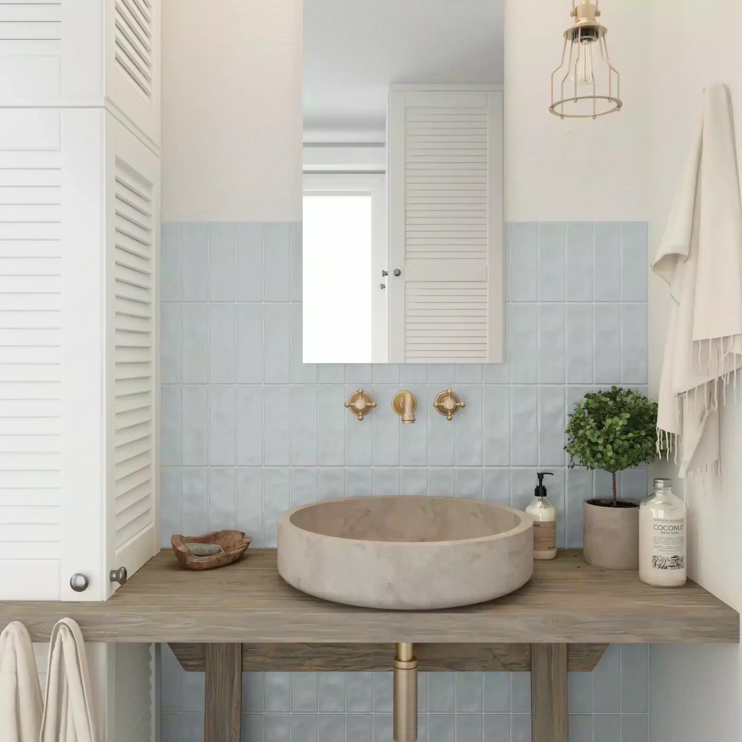 Coastal Sky Subway Porcelain Tile Matte