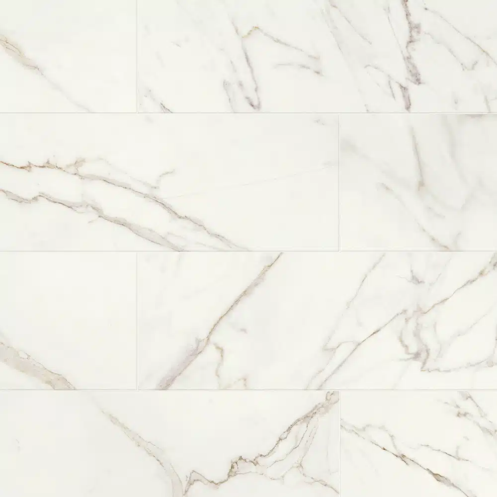 Adora Calacatta 14x40 Polished Ceramic Tile - Sample